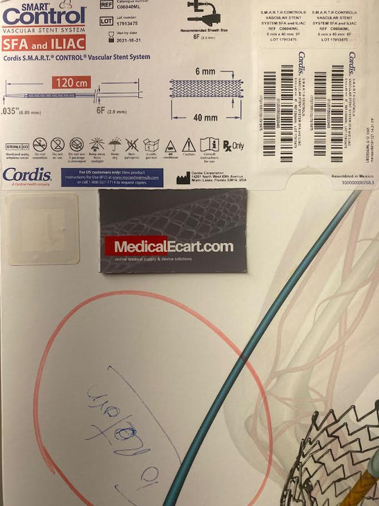 Cordis S.M.A.R.T. CONTROL® Vascular Stent System