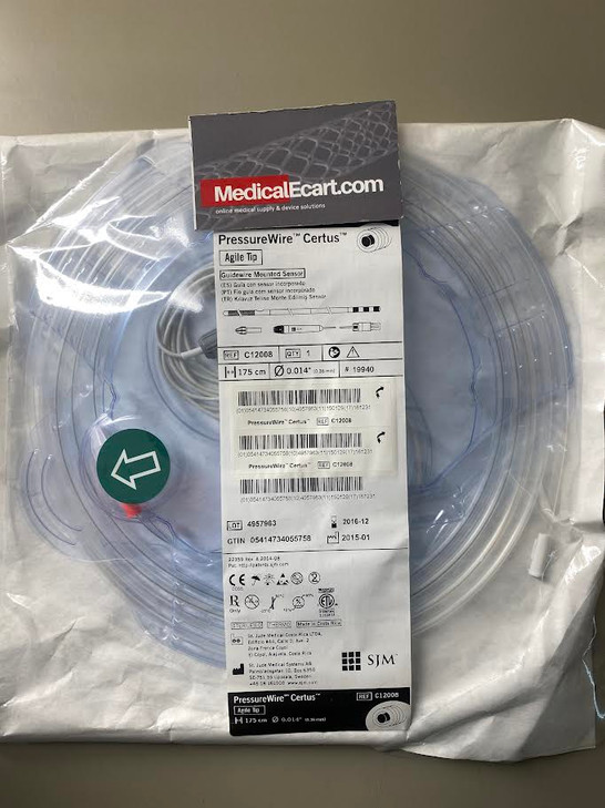 St. Jude C12008 EXPIRED 2016-12 PressureWire Certus with Agile Tip, 0.014" x 175 cm