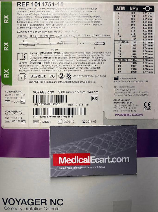 Abbott VOYAGER NC Coronary Dilatation Catheter