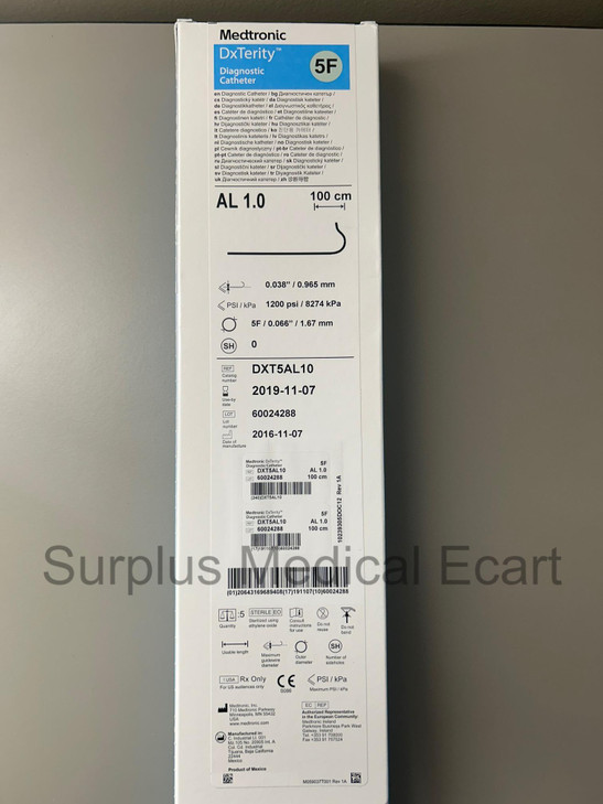 MEDTRONIC DXT5AL10 DxTerity Diagnostic Catheter