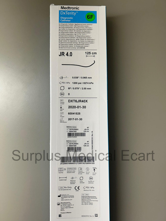 Medtronic DxTerity Diagnostic Catheter (DXT6JR40X)