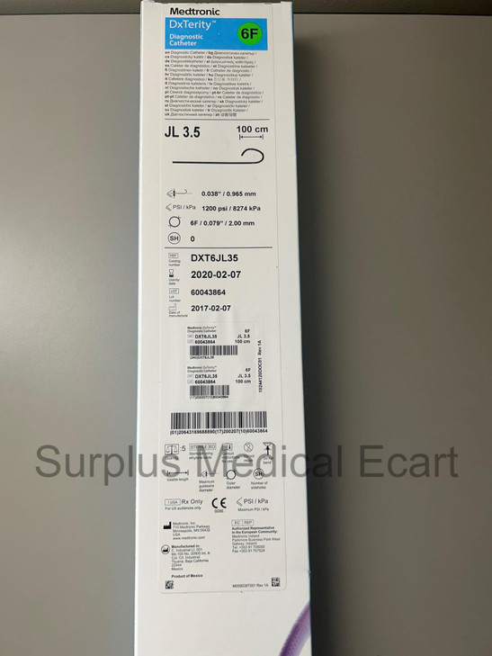 MEDTRONIC DxTerity Diagnostic Catheter (DXT6JL35)