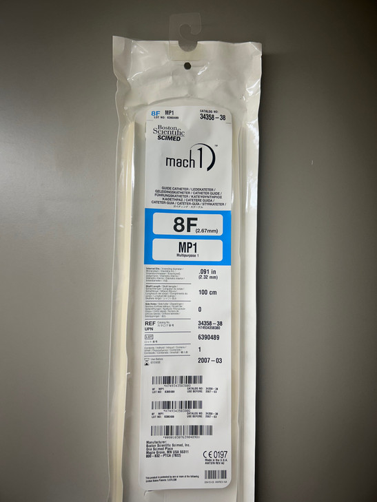 MP1 [Multipurpose Curve] Mach 1 ® 8F .091”, Femoral Approach H74934358-38 0