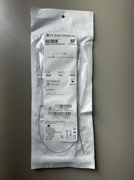 St. Jude Medical Maximum Hemostasis Introducer 406250