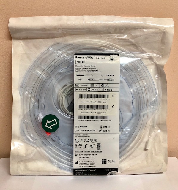 St. Jude C12008 PressureWire Certus with Agile Tip, 0.014" x 175 cm — Expired 2016-12