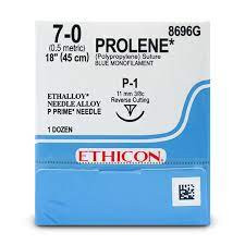 ETHICON Suture, PROLENE, Precision Point - Reverse Cutting, P-1, 18 ...