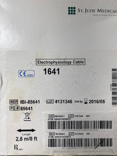 St. Jude Medical IBI-85641, Catheter Connection Cable 1641, Length 250 ...