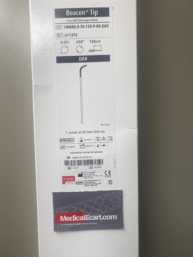 COOK MEDICAL Beacon® Tip Angiographic Catheter 5Fr x 125cm