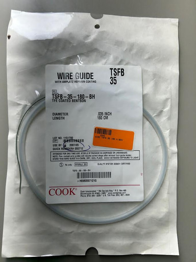 COOK MEDICAL Wire Guide With Amplatz Coating