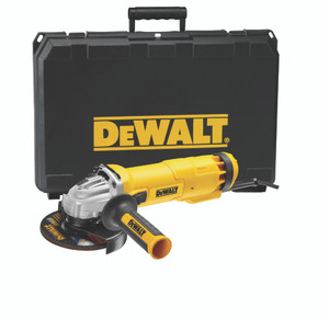 DEWALT DWE4237K 125MM HAAKSE SLIJPER MET SCHUIFSCHAKELAAR & HERSTARTBEVEILIGING IN KOFFER DEWALT DWE4237K 125MM HAAKSE SLIJPER MET SCHUIFSCHAKELAAR & HERSTARTBEVEILIGING IN KOFFER