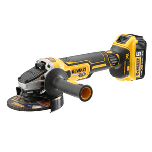 DEWALT DCG405P2-QW 18V 125MM BRUSHLESS HAAKSE SLIJPER MET SCHUIFSCHAKELAAR 2X 5.0AH IN TSTAK DEWALT DCG405P2-QW 18V 125MM BRUSHLESS HAAKSE SLIJPER MET SCHUIFSCHAKELAAR 2X 5.0AH IN TSTAK