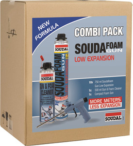 SOUDAFOAM COMBI BOX LOW EXPANSION SOUDAFOAM COMBI BOX LOW EXPANSION