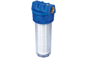 FILTER VOOR HUISWATERPOMPEN 1" MET AFWASBAAR FILTERELEMENT FILTER VOOR HUISWATERPOMPEN 1" MET AFWASBAAR FILTERELEMENT