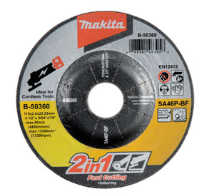 2 IN 1 DOORSLIJP/AFBRAAMSCHIJF 125X2,0X22,23MM