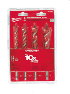 SET ZELFVOEDENDE HOUTBOREN (4-DELIG)