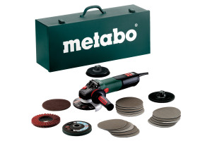 HAAKSE SLIJPER WEV 15-125 QUICK INOX 940W + TOEBEHOREN HAAKSE SLIJPER WEV 15-125 QUICK INOX 940W + TOEBEHOREN