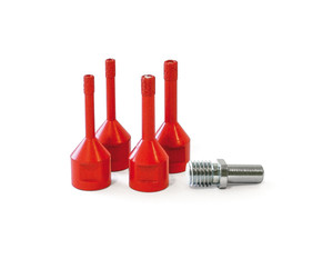 DROOGBOORSET 5-DELIG - M14 - Ø 2X6, 2X8 MM + ADAPTER / L = 35 MM