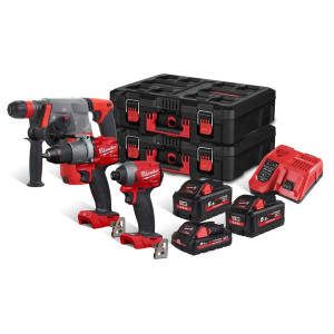 Milwaukee M18 - M18FPP3P2-533P - Powerpack - Pack Out koffers