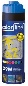 X9M PAINT MARKER - 500 ML - FLUO BLAUW X9M PAINT MARKER - 500 ML - FLUO BLAUW