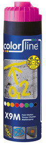 X9M PAINT MARKER - 500 ML - FLUO ROSE X9M PAINT MARKER - 500 ML - FLUO ROSE