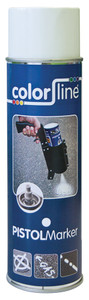 PISTOL MARKER - VOOR WERFMARKERINGEN MET 'OUD' PISTOOL - WIT - 500 ML PISTOL MARKER - VOOR WERFMARKERINGEN MET 'OUD' PISTOOL - WIT - 500 ML