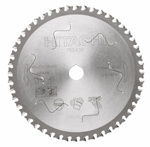 CIRKELZAAGBLAD VOOR ALUMINIUM 216 X 30, 60 TANDEN