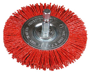 BROSSE RONDE 75 PORTE OUTIL 1/4" GRITTYFIX FIN