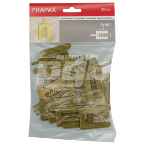 HAPAX UITVULPLAATJES Ø4X40,00X55 /20ST