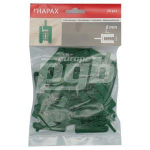 HAPAX UITVULPLAATJES Ø5X40,00X55 /20ST
