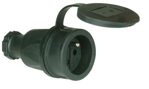 PRISE FEMELLE AVEC CLAPET - 2P + A PRISE FEMELLE AVEC CLAPET - 2P + A