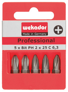 SET DE 5 EMBOUTS "TOP FIVE" - PROFESSIONAL - PH2 - 25 MM - PRIX PAR SET SET DE 5 EMBOUTS "TOP FIVE" - PROFESSIONAL - PH2 - 25 MM - PRIX PAR SET
