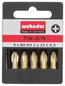 SET DE 5 EMBOUTS "TOP FIVE" - ZRN-TORSION - PH1 - 25 MM - PRIX PAR SET SET DE 5 EMBOUTS "TOP FIVE" - ZRN-TORSION - PH1 - 25 MM - PRIX PAR SET
