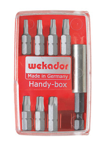 "HANDY-BOX" PROFESSIONAL - 8 PIÈCES: TORX® + ADAPTATEUR "HANDY-BOX" PROFESSIONAL - 8 PIÈCES: TORX® + ADAPTATEUR