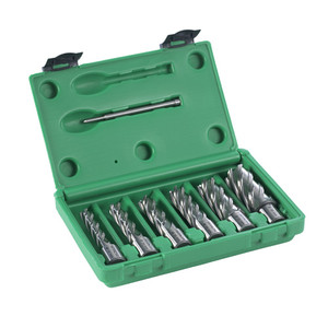 KERNBORENSET 12/14/16/18/22/26 X 55 MM + CENTREERPIN (7-DELIG)