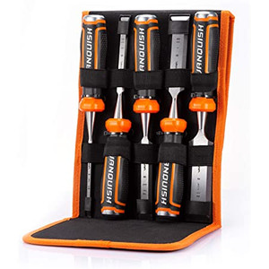 VANQUISH HOUTBEITELSET PRO 5 STUKS MET OPBERGZAK VANQUISH HOUTBEITELSET PRO 5 STUKS MET OPBERGZAK