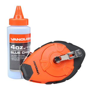 SLAGLIJNMOLEN SET MET BLAUWE VULLING ABS 30M FAST REWIND