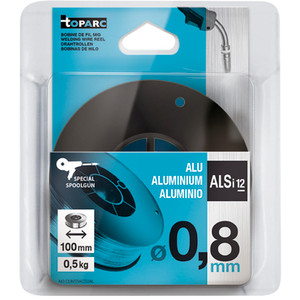 LASDRAAD AL- DIA. 100 MM- DIA 0.8- 0.5KG - AL SI 1 - 086678