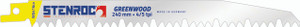 RECIPROZAAGBLAD GREENWOOD (5ST)- WG416CV, 240X19X1,27MM X 4/5TPI RECIPROZAAGBLAD GREENWOOD (5ST)- WG416CV, 240X19X1,27MM X 4/5TPI