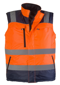 BODYWARMER HIVIZ REVERSIBLE