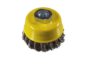 BROSSE BOISSEAU 65XM14X0.5 AVEC FIL TORSADES (INOX)