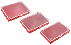 JEU DE 3 BOITES PLASTIQUES