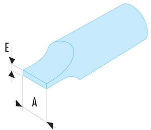 EMBOUT 1/4 FENTE 3,0 LONG 70MM
