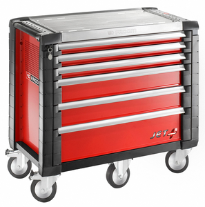 SERVANTE JETM5 6 TIROIRS ROUGE