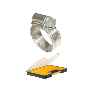 ASSORTIMENT SLANGKLEM IN KOFFER 345DLG