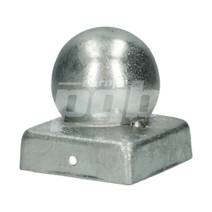 PAALKAP VOOR HOUT MET BOL Ø91X91 VZ