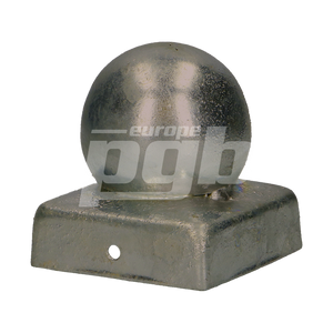 PAALKAP VOOR HOUT MET BOL Ø71X71 A2