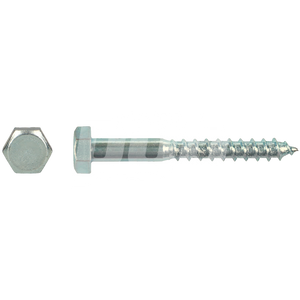 HOUTDRAADBOUT DIN 571 Ø10X60 A2 /PL DOOS