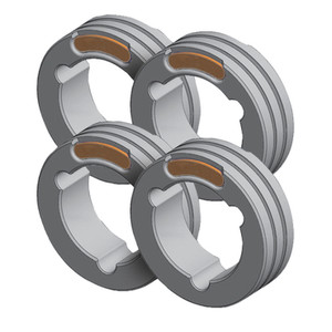 SET OF 4 TWIN DRIVE ROLLS - STEEL CORED WIRE Ø1.2/ - 061934
