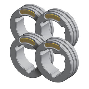 SET OF 4 TWIN DRIVE ROLLS - STEEL CORED WIRE Ø1.6/ - 061958