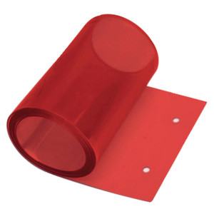 PRE-PIERCED RED PROTECTION STRAP 300X2X1800MM - 061514 PRE-PIERCED RED PROTECTION STRAP 300X2X1800MM - 061514